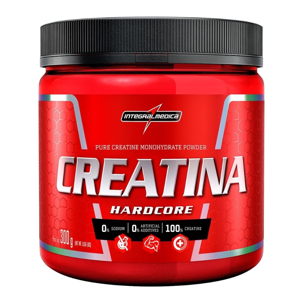 Creatina 100% Pura 300g Hardcore - Integralmedica