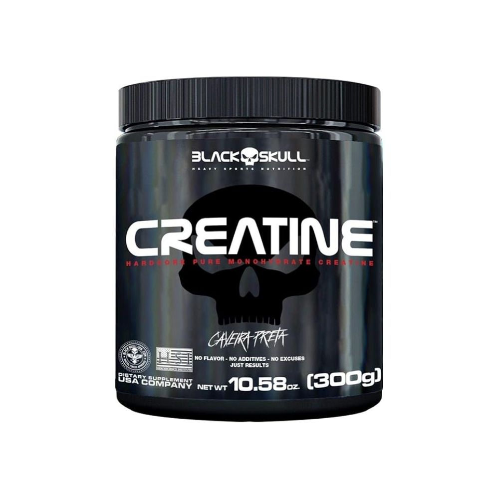 Creatina 300g Pura - Black Skull