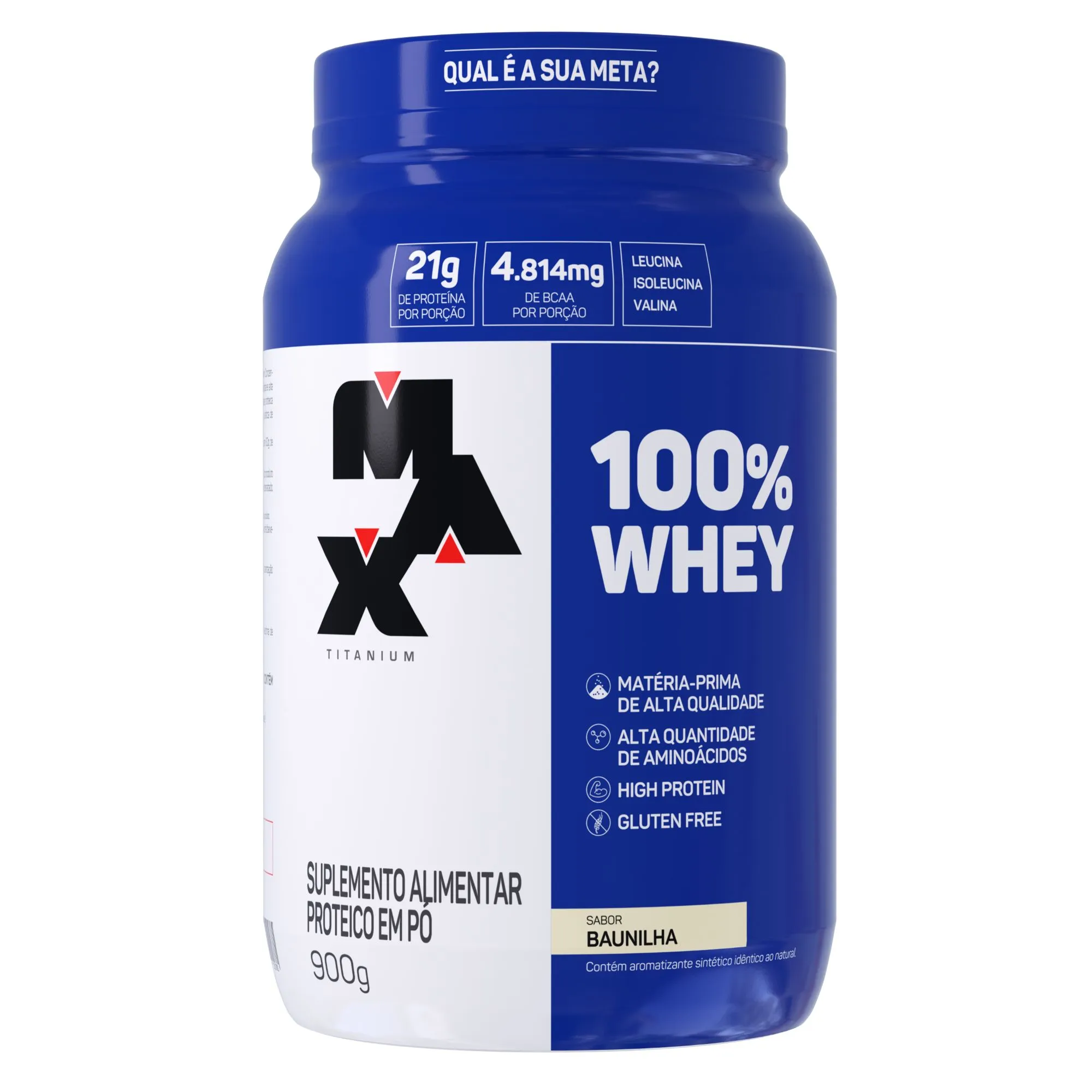 WHEY 100% MAX TITANIUM 900g