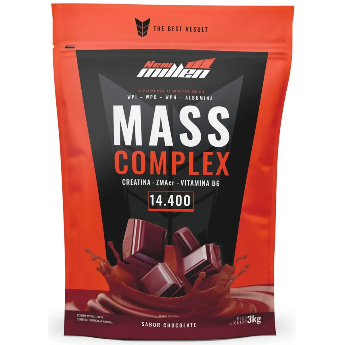 HIPERCALORICO MASS COMPLEX 14400 3KG BAUNILHA