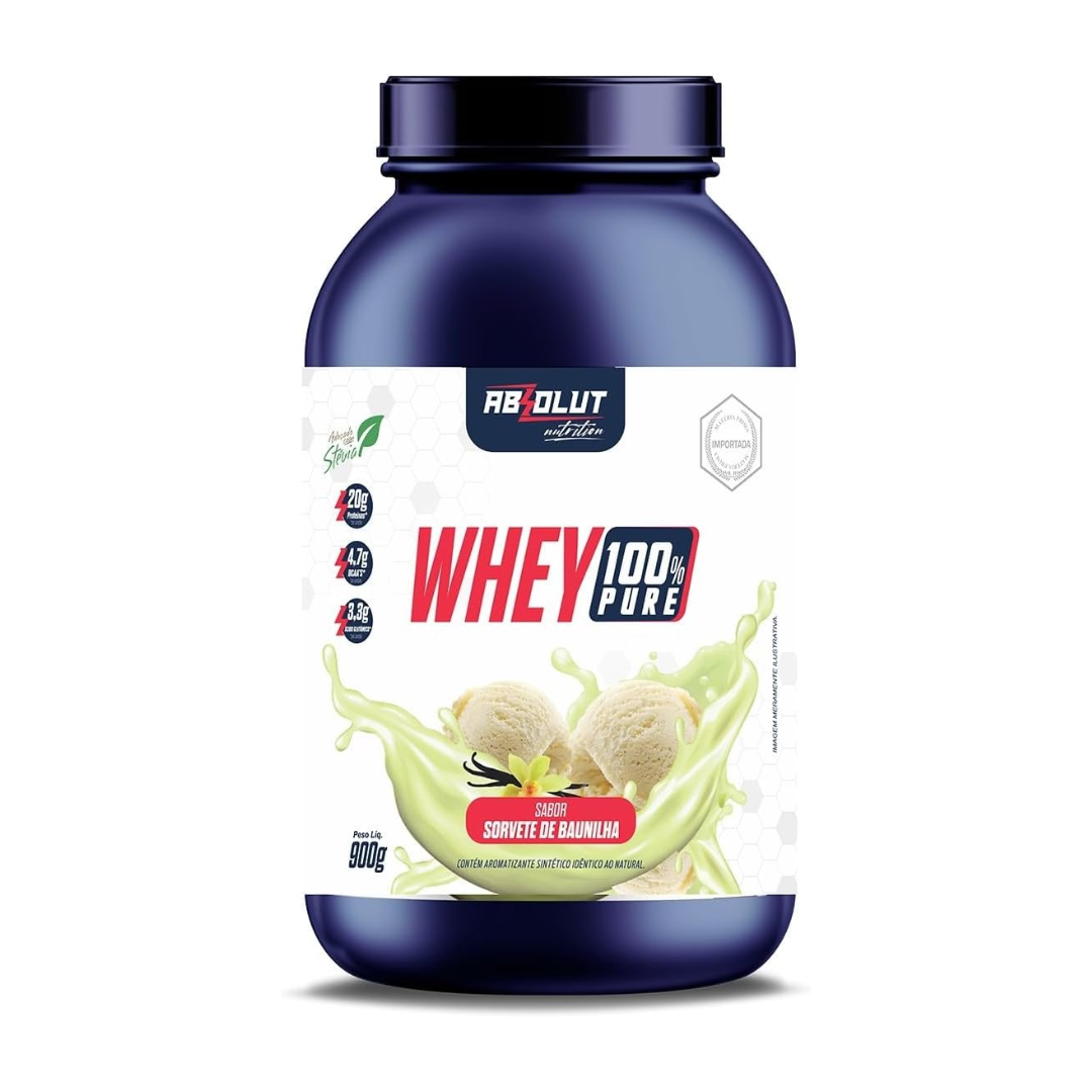 Whey Protein Concentrado 100% Pure (900g) - Absolut Nutrition